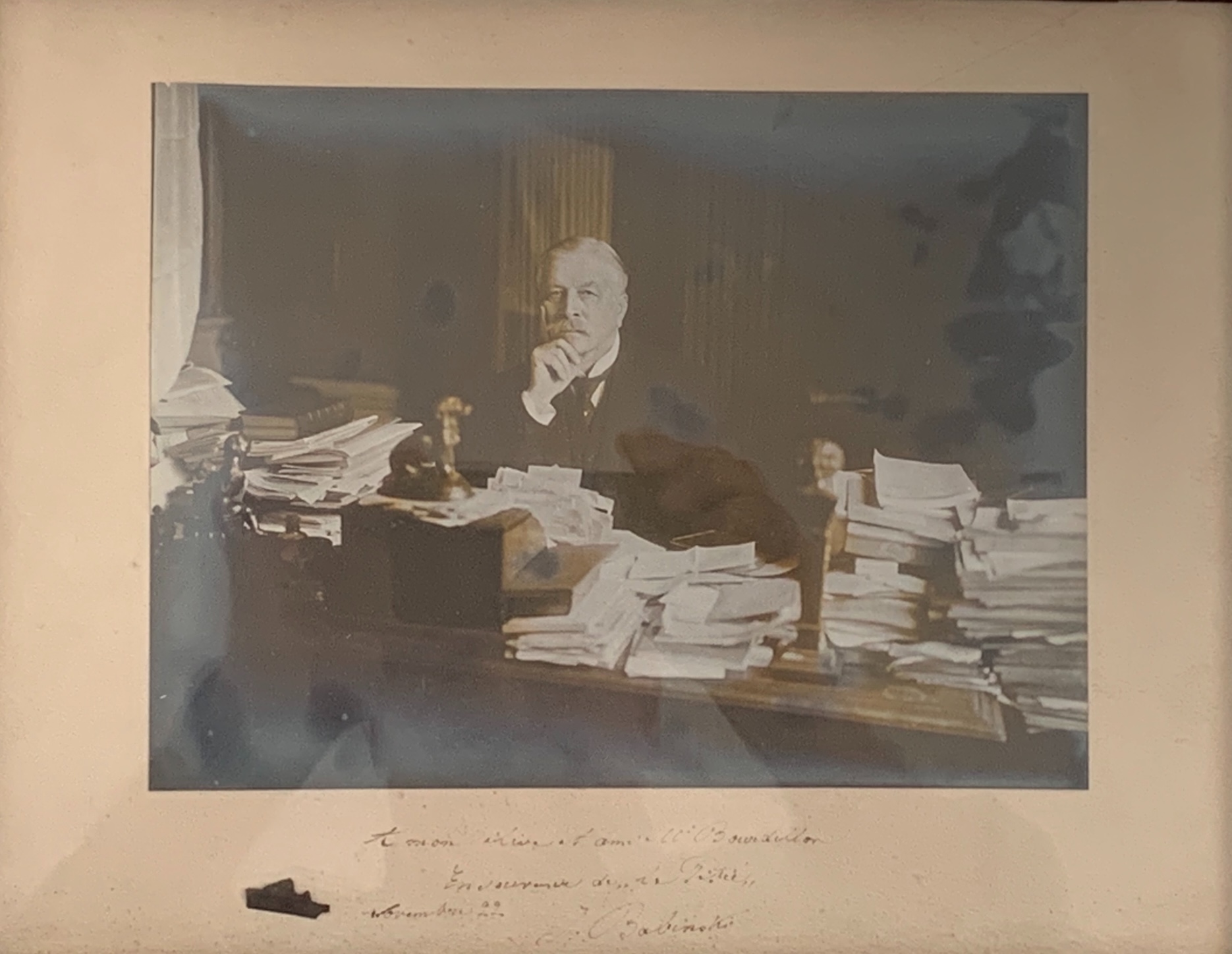 Babinski Photo dédicacée à Charles Bourdillon