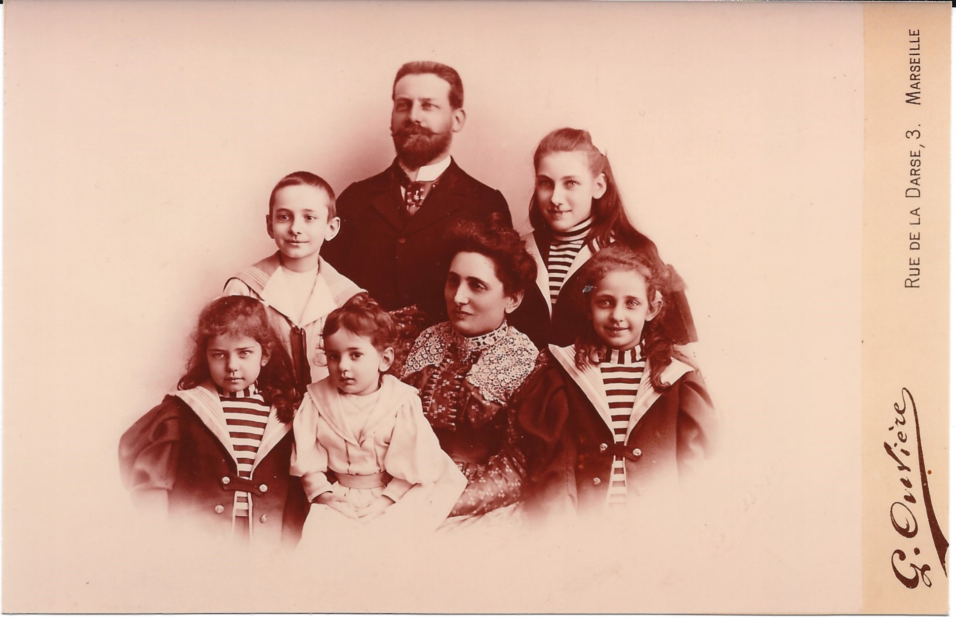 Emmanuel Bourdillon Blanche Stalla et leurs enfants