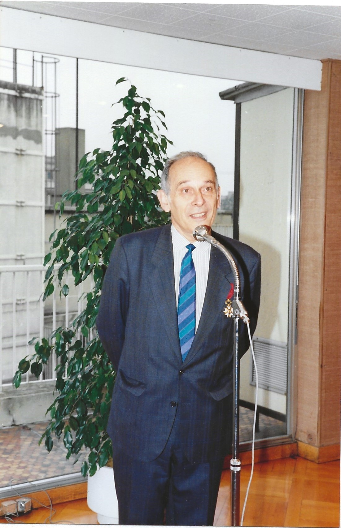 Jacques Bourdillon 1988 Ofiicier de la légion d'honneur