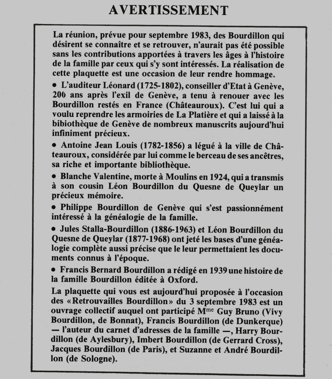 Aventure Bourdillon